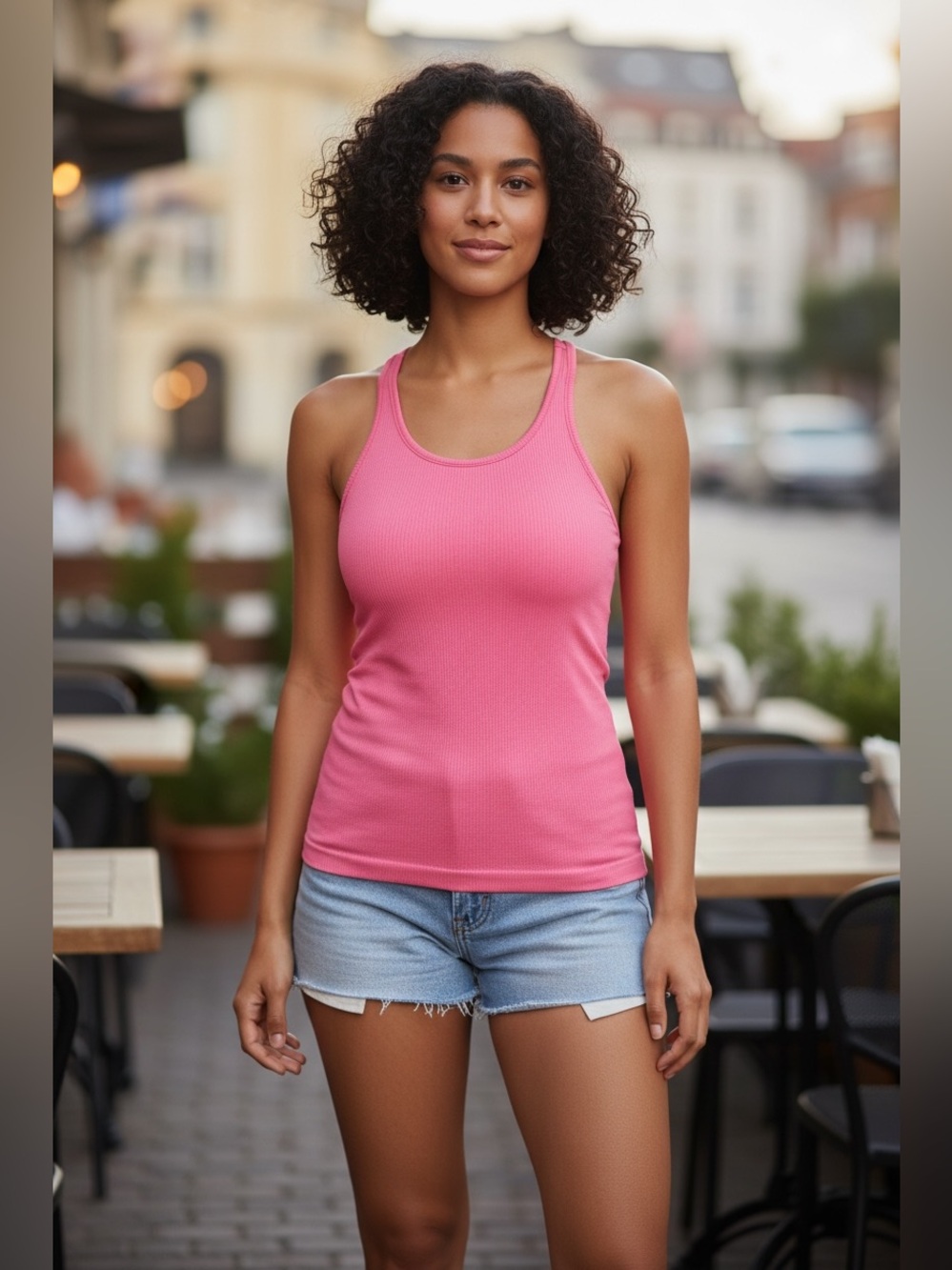 Lululemon Women’s Racerback Tank Top in Coral Pink